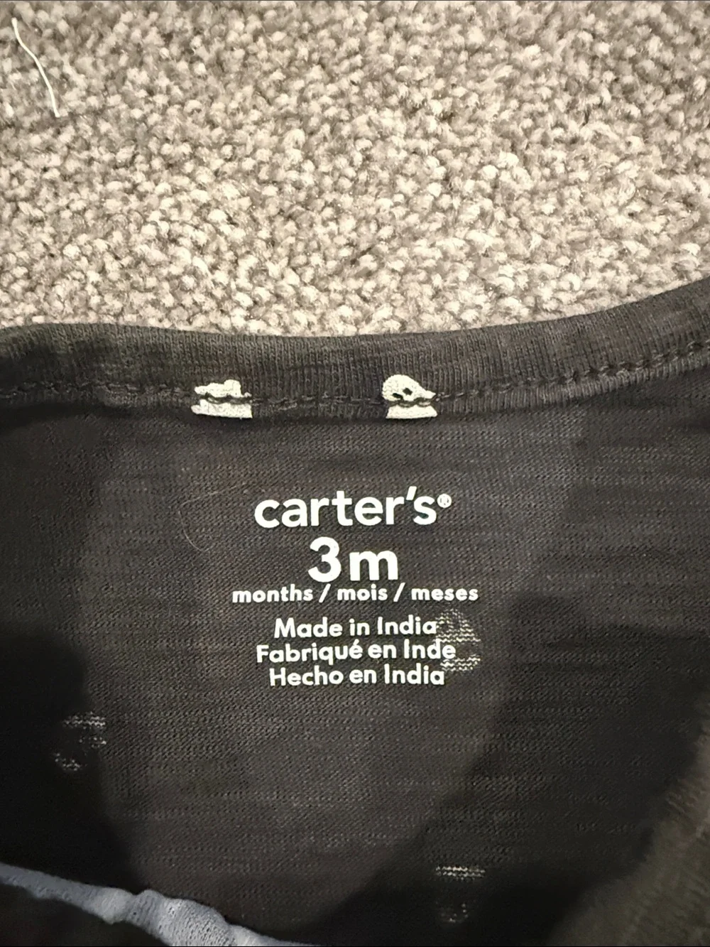 Carter's Black and White 'BOO' Kids Matching Set